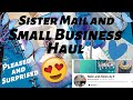 Sister Mail| Small Business Haul😍@Nailz_and_Resin_by.E #resinsupplies #smallbusiness #subscribe