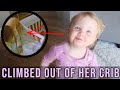 SHE CLIMBED OUT OF HER CRIB // A BIG MILE STONE CAUGHT ON CAMERA // BEASTON FAMILY VIBES