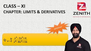 Q: Evaluate:  (_→2^lt)   (x^3-3x^2+4)/(x^4-8x^2+16)