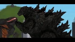 Godzilla vs muto prime dc2 test animation #kaijus #Godzilla 