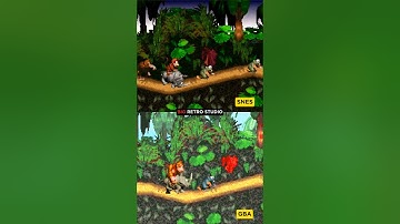 Donkey Kong Country - SNES vs GBA
