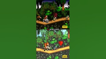 Donkey Kong Country - SNES vs GBA