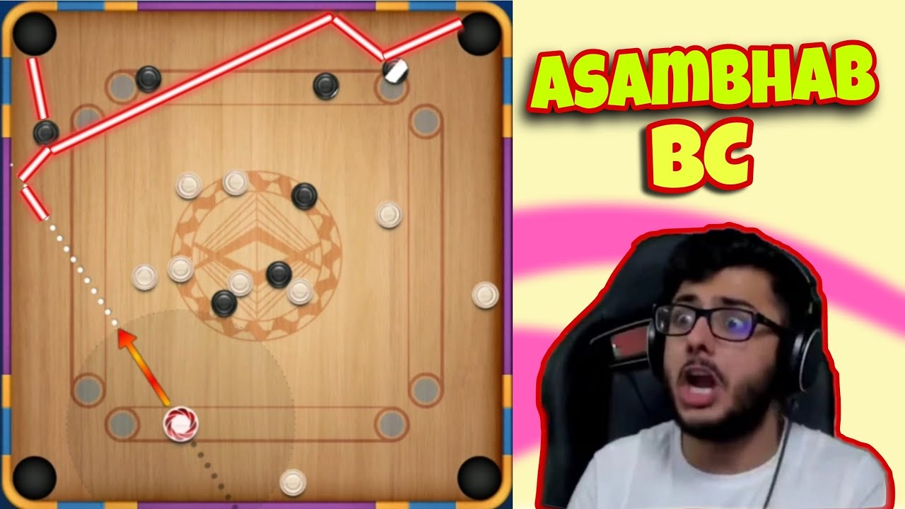 Unlucky Game😱 Asambhav Foul Funny Game play 😍 Carrom Disc Pool