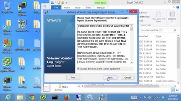 Deploying the Log Insight 2.0 Windows Agent