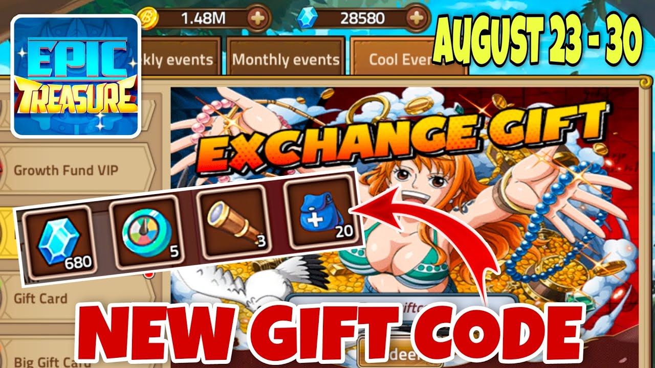 EPIC TREASURE GIFT CODE 2021 | EPIC TREASURE NEW CODE AUGUST 2021 | EPIC TREASURE CODES 2021
