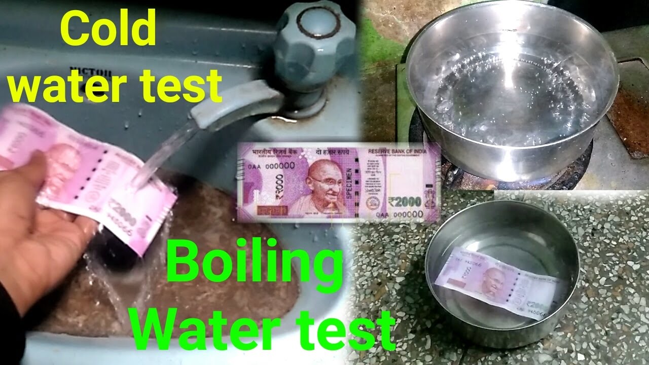 BOILING 2000 RUPEE NOTE gone insane !!! | Water Test | Watch Exclusive Full Video