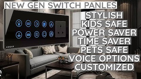 Extraordinary Smart  Stylish, Trendy, Affordable, Customized DIgital Switch Board 👌| Alisan Smart