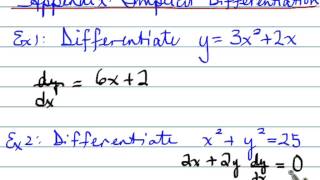 MCV Unit 5 Lesson 1-- implicit differentiation