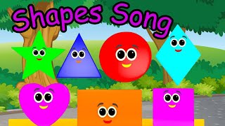 Shapes song | shapes rhymes | we are shapes | Nursery Rhymes for kids | Kindergarten | preschool