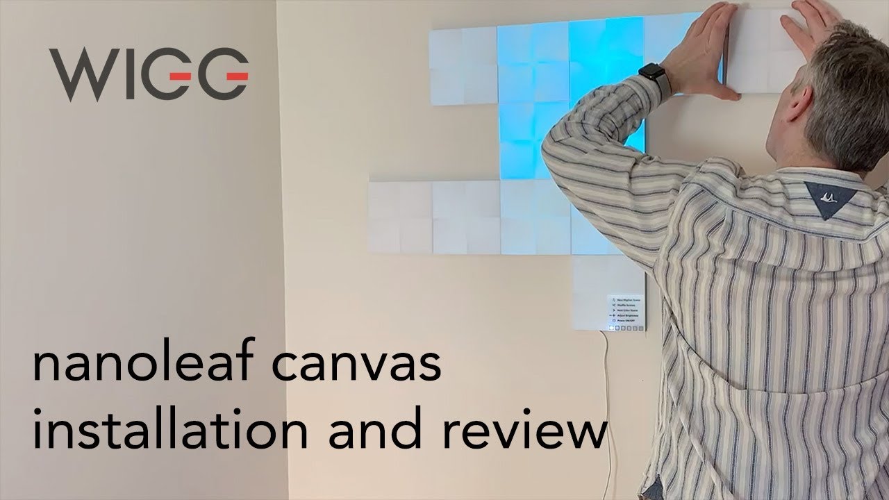 REVIEW: New Nanoleaf Canvas - Installation Guide and review - YouTube