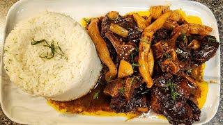 Oxtail Stewed with Spinners and More. Mouth Watering