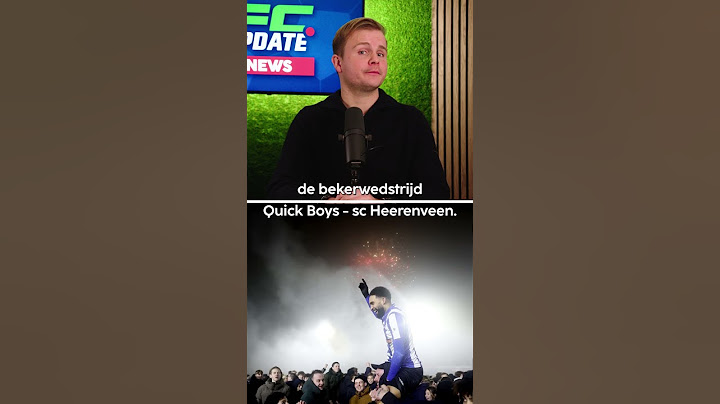 Supporter Quick Boys zwaargewond door vuurwerk #quickboys #voetbal #vuurwerk #knvbbeker