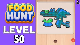 Food Hunt Pixel Puzzle Level 50 Full Walkthrough Solution 