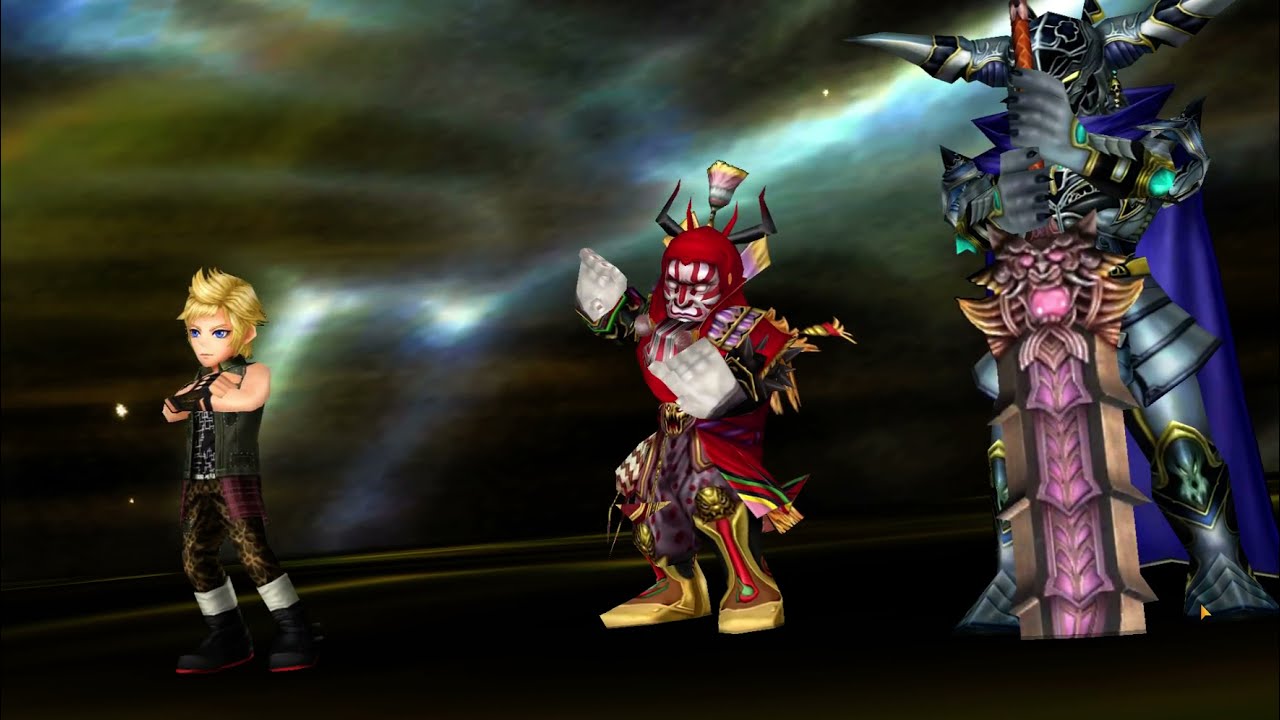 [DFFOO JP]Prompto EX again but with Gilgamesh and Garland