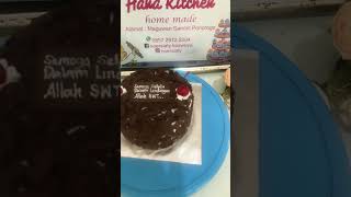 Kue Ulang Tahun Black Forest Yang Simple Tapi Elegan By Hana Kitchen