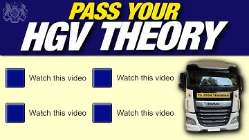 How to pass your HGV theory tests FIRST TIME!