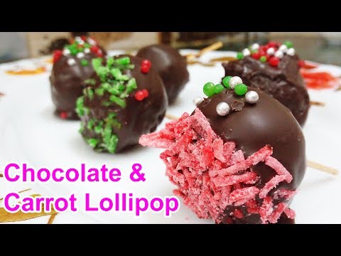 chocolate-&-carrot-lollipops-|-chocolate-lollipops-recipe-|-chocolate-lollipops-without-molds