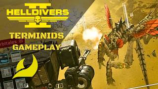 HELLDIVER Vs TERMINIDS in #helldivers2 | Helldiver 2 CINEMATIC Combat GAMEPLAY 9