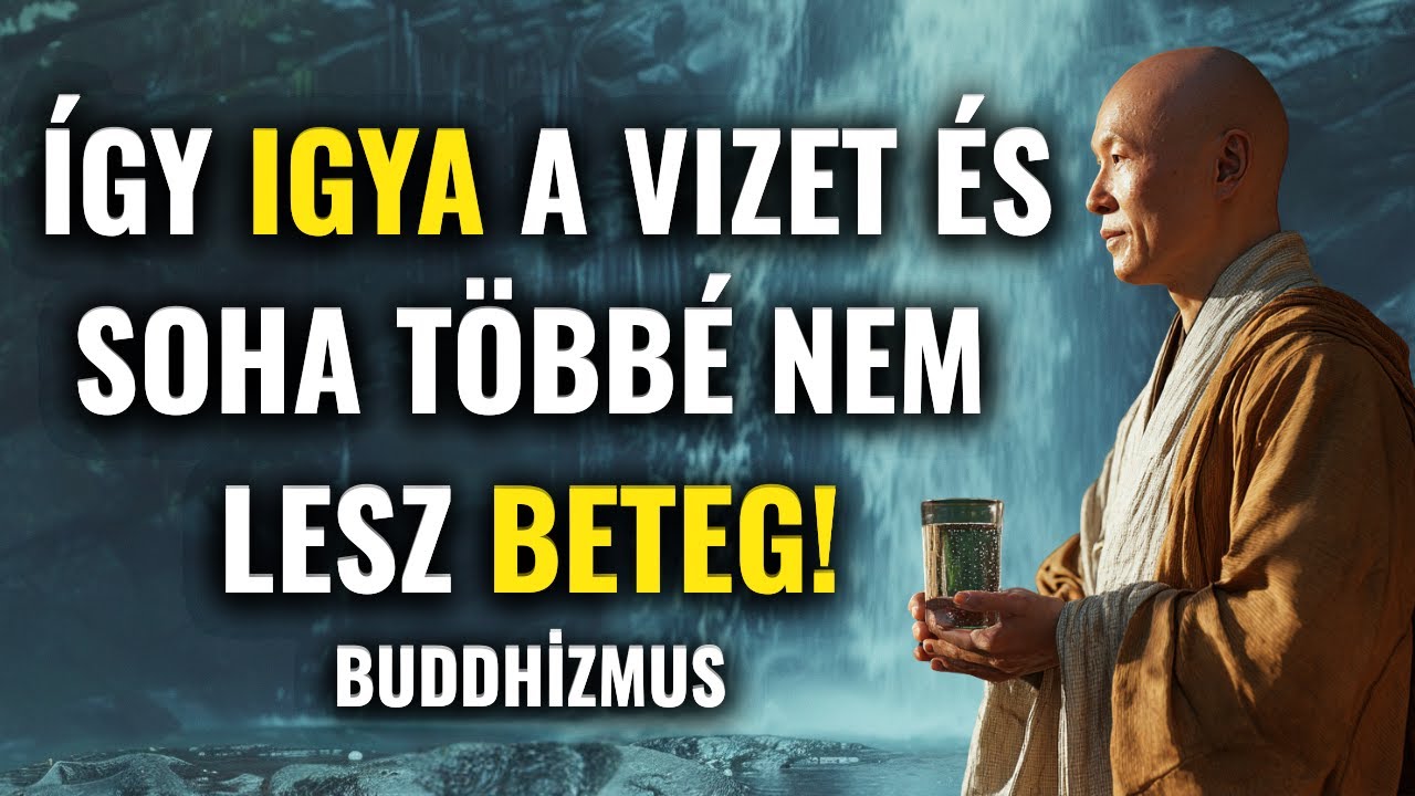 Az EMBEREK 99%-a nem tudja, hogyan kell HELYESEN vizet inni - Buddhizmus