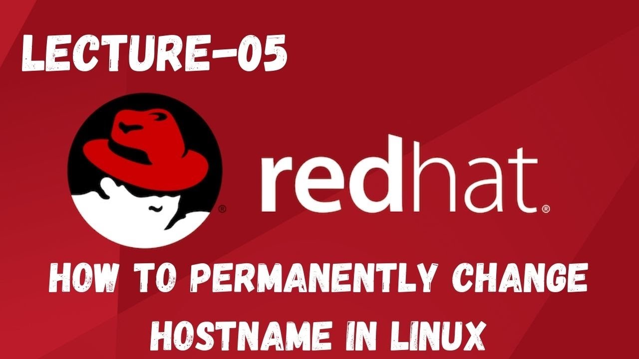 How to permanently change hostname in Linux || Lecture 05 - YouTube