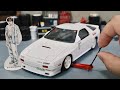 Building Ryosuke Takahashi's Initial D FC3S RX-7 Model Car Full Build Step By Step (ASMR)