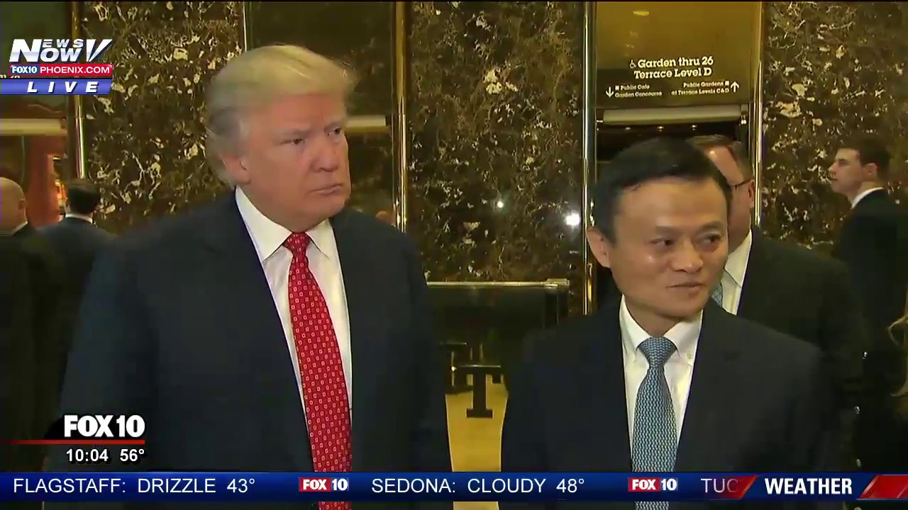 MAJOR: Alibaba CEO Jack Ma Speaks After Meeting with Donald Trump at Trump Tower - FNN