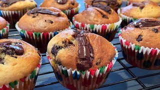 BEST Homemade Chocolate Chip Muffins 