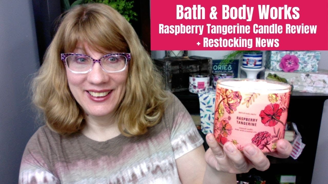 Bath & Body Works Raspberry Tangerine Candle Review + Restocking News