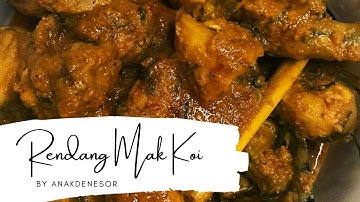 Rendang ayam Simple