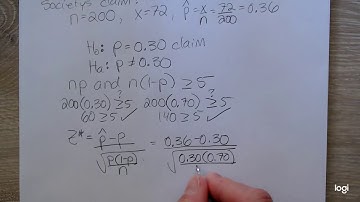Hypothesis Test for Proportion - Two-Tailed