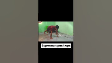Superman Pushups | Plyometric Pushups | push up variation @all fit club