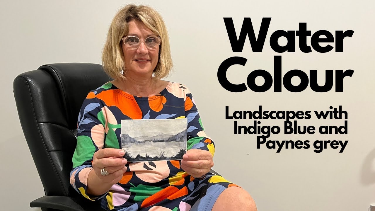 Watercolor Experiment! Imitating Payne's Gray Using Indigo 