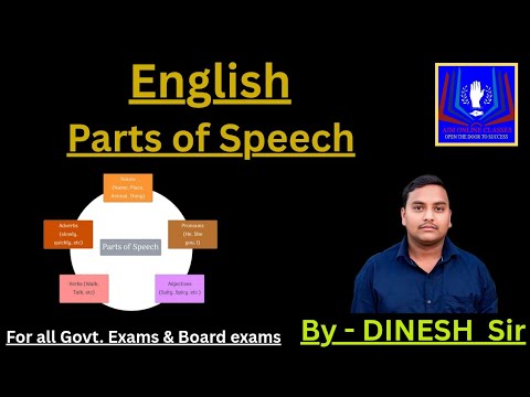 English | Parts of Speech| SSC | BANKING | TEACHER | ALL GOVT. Exams ...