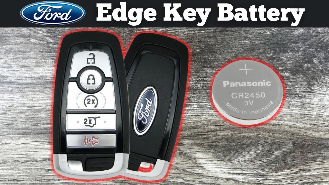 How To Replace A 2018 - 2023 Ford Edge Key Fob Battery - Change