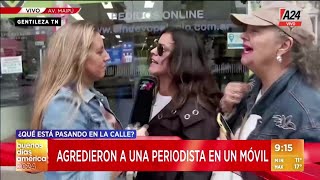 🔴 La terrible agresión que sufrió Paula Bernini durante un móvil en la calle