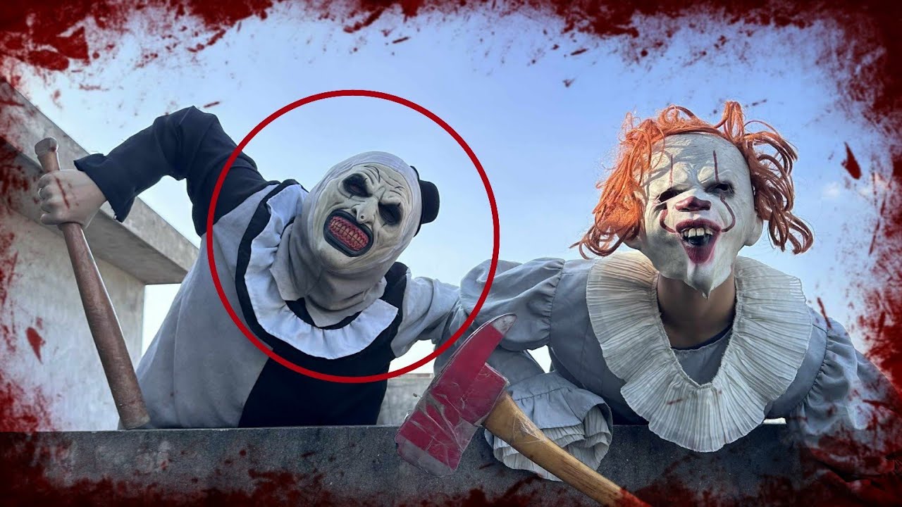 KILLER CLOWN REAL LIFE VS PARKOUR | HORROR Pov |