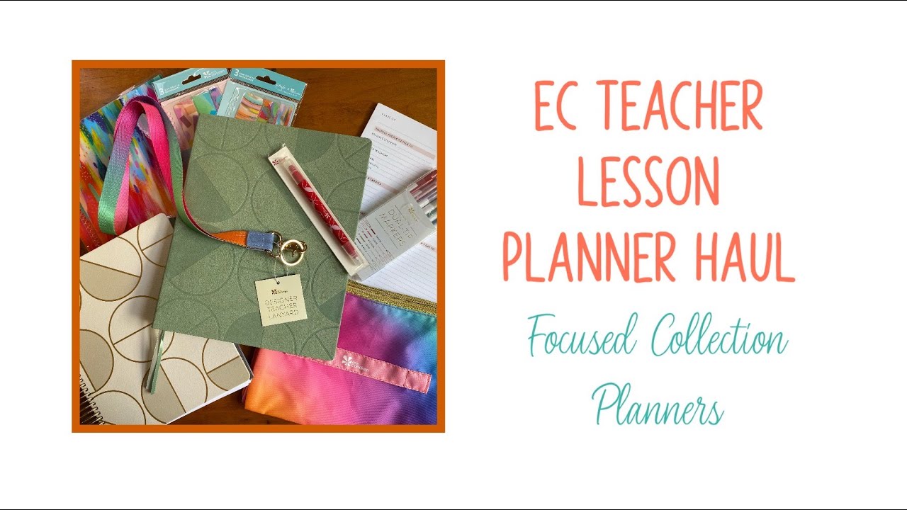 EC Teacher Lesson Planner Haul