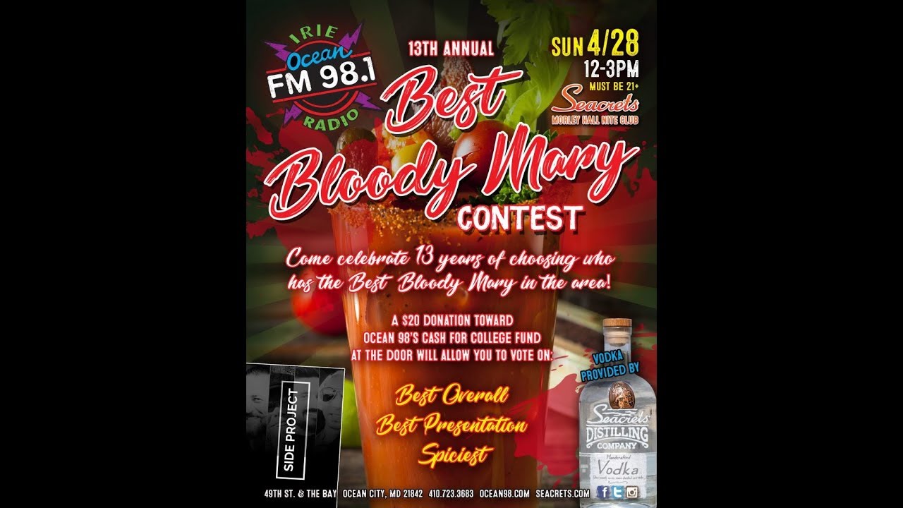 13th Annual Best Bloody Mary Contest YouTube