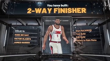 NBA 2K20 HOW TO MAKE THE BEST 2-WAY FINISHER BUILD, BEST BADGES, SHOOTING WITH A 50 3PT