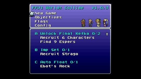 Worlds Collide (FF6 Randomizer) - Seed of the Week 2022-02-02 - Go Stray Go