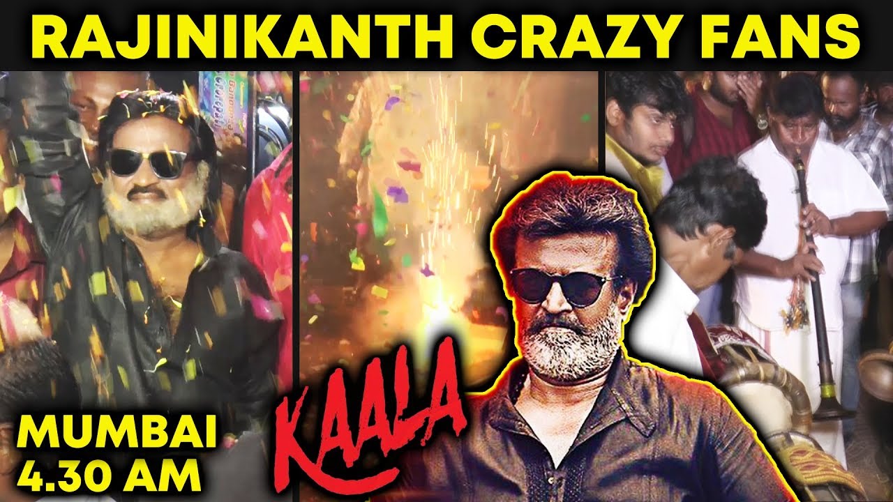 Kaala GRAND CELEBRATION In Mumbai | Rajinikanth Crazy Fans