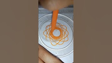 Wow👏 Satisfying ASMR Spiro Art Drawing #spirograph #ytshort #shortfeed #asmr #wow #satisfying