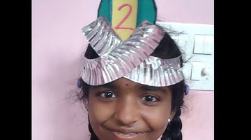Easiest TLM.. Making crown using paper plate for Ennum Ezhuthum unit 9 Maths I Can add Part 1
