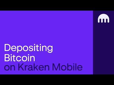 How to deposit Bitcoin (BTC) on Kraken Mobile