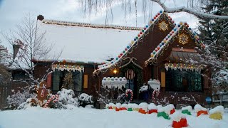SLC 'gingerbread house' brings Christmas cheer to passersby — and its creators