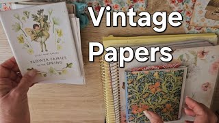 👉Flower Fairies Junk Journal | Sourcing & Preparing Papers (Part 1)