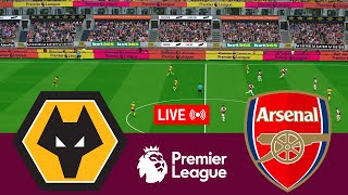 [LIVE] Wolves vs Arsenal Premier League 23/24 Full Match - Video Game Simulation