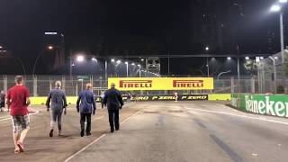 2019 F1Singapore GP シンガポール 金曜ナイトコースウォーク！Friday Night Course Walk Marina Bay マリーナベイサーキット