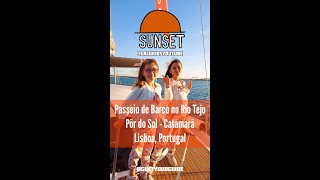 Lalu Kids Conhece Lisboa Através Do Rio Tejo, Num Peio De Catamarã Ao Pôr Do Sol - Portugal