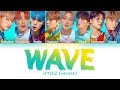 Ateez   wave color coded lyrics engromhan